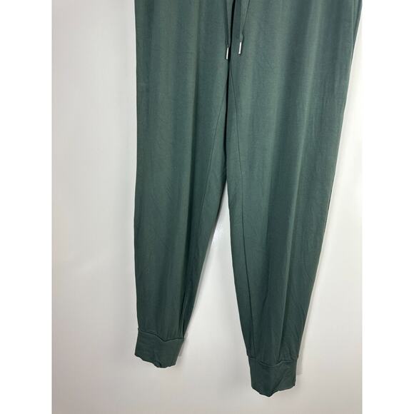 Soma Set WKND Soft Brushed Terry Hooded Cardigan & Jogger 2 Piece Green Medium - Picture 10 of 16